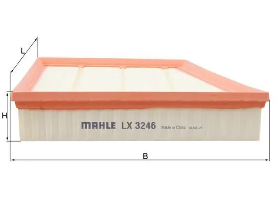 Повітряний фільтр LX3246 Mahle Original