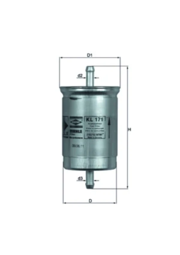 Паливний фільтр KL171 Mahle Original