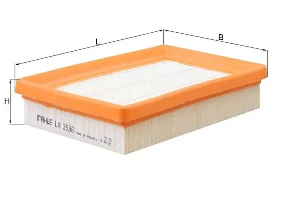 Повітряний фільтр LX3536 Mahle Original