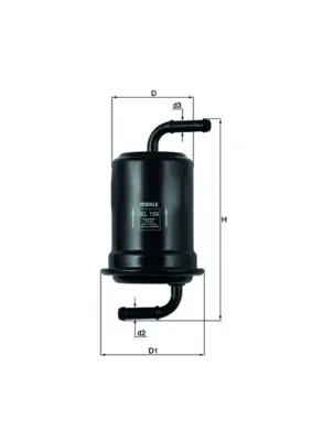 Паливний фільтр KL159 Mahle Original