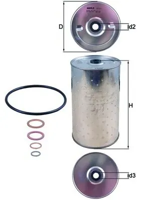 Масляний фільтр OX30D Mahle Original