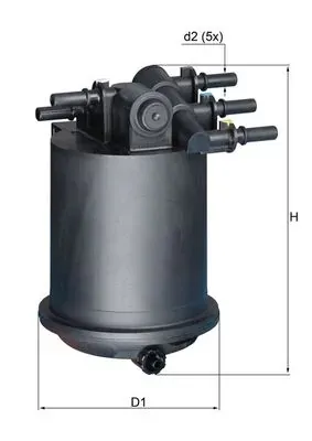 Паливний фільтр KL414 Mahle Original