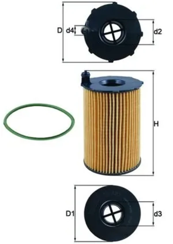 Масляний фільтр OX420D Mahle Original