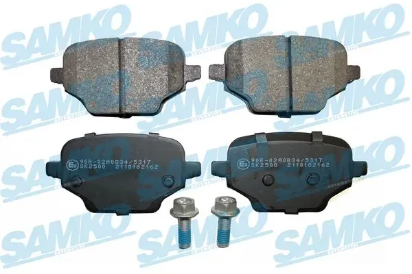 Задні гальмівні колодки 5SP2162 Samko