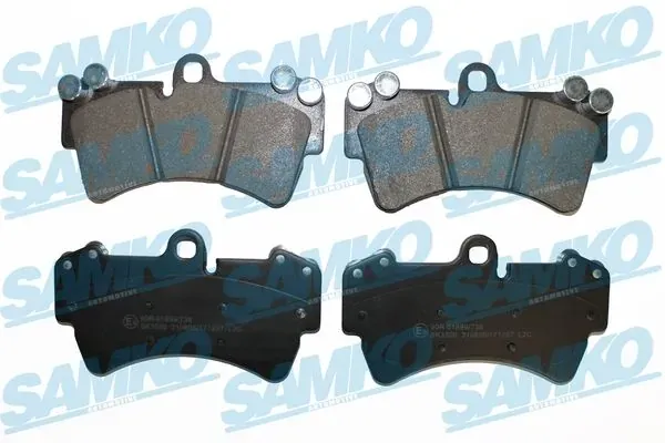 Передні тормозні колодки 5SP1257 Samko