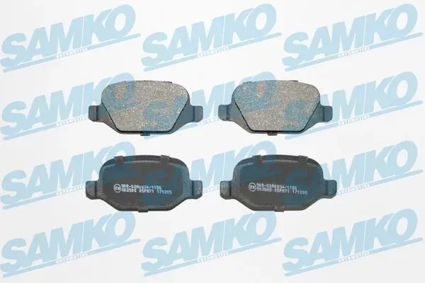 Задні гальмівні колодки 5SP871 Samko
