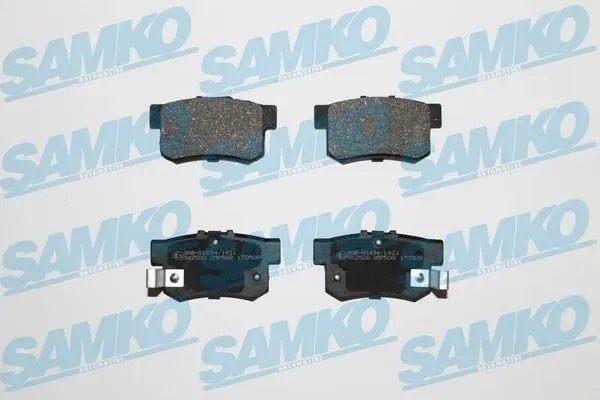 Задні гальмівні колодки 5SP508 Samko