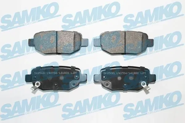 Задні гальмівні колодки 5SP1831 Samko