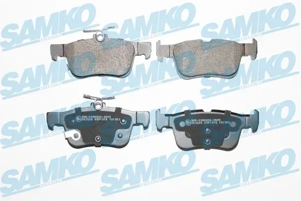 Задні гальмівні колодки 5SP1978 Samko