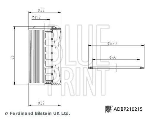 Фільтр АКПП ADBP210215 Blue Print