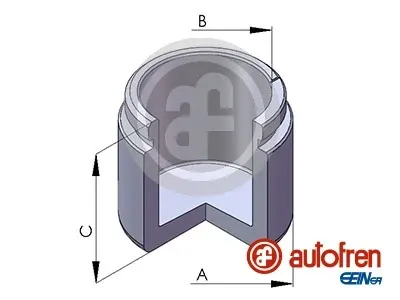 Поршень супорту гальмівного, переднього D025447 Autofren