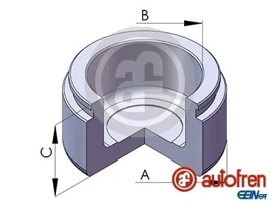 Поршень супорту гальмівного, переднього D025601 Autofren