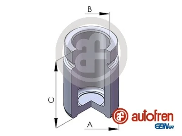 Поршень супорту гальмівного, заднього D025562 Autofren