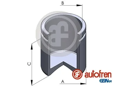 Поршень супорту гальмівного, переднього D02561 Autofren