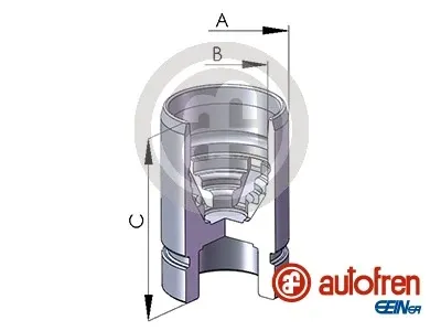 Поршень супорту гальмівного, заднього D02589 Autofren