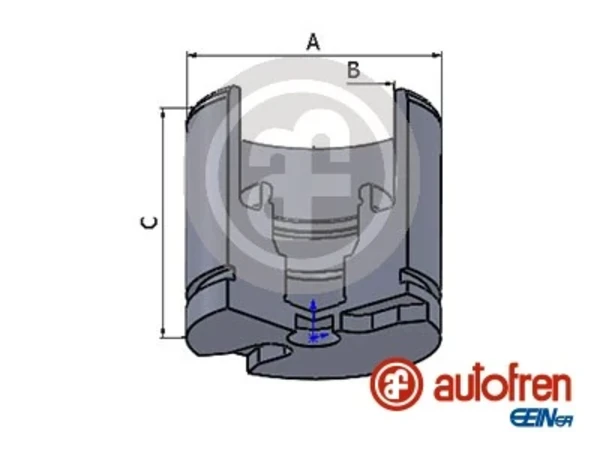 Поршень супорту гальмівного, переднього D025256 Autofren