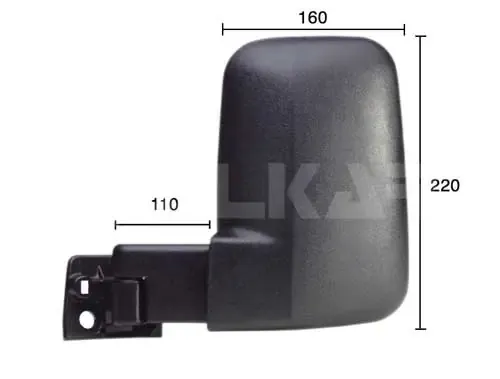 Ліве бокове дзеркало 9261961 Alkar