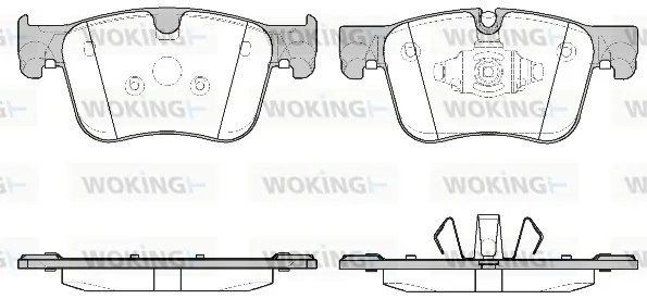 Передні тормозні колодки P1460310 Woking
