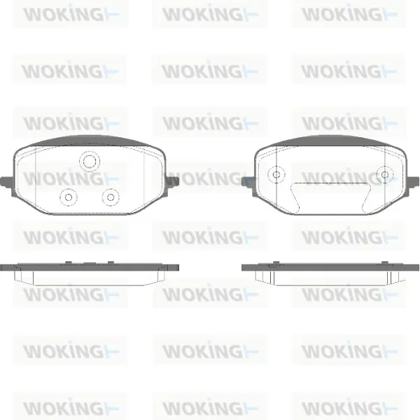 Передні тормозні колодки P1888300 Woking