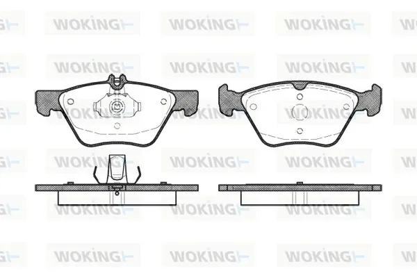 Передні тормозні колодки P701300 Woking