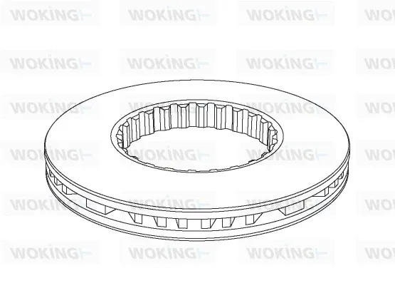 Гальмівні диски передні NSA114620 Woking