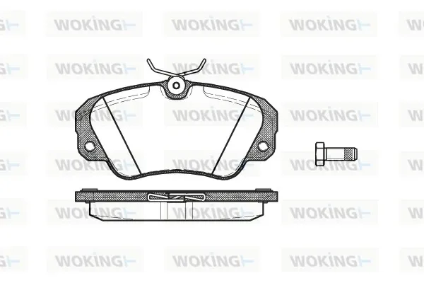 Передні тормозні колодки P282300 Woking