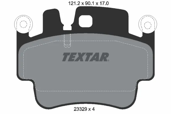 Передні тормозні колодки 2332902 Textar