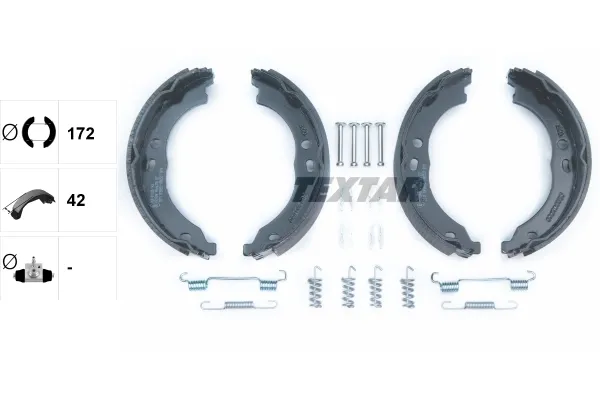 Колодки ручника 91066700 Textar