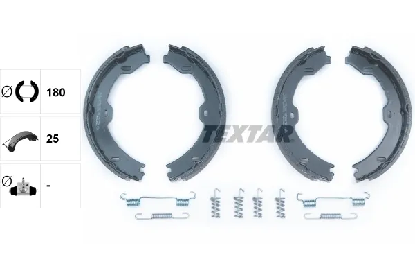 Колодки ручника 91058800 Textar