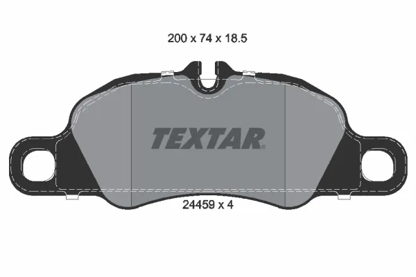 Передні тормозні колодки 2445901 Textar
