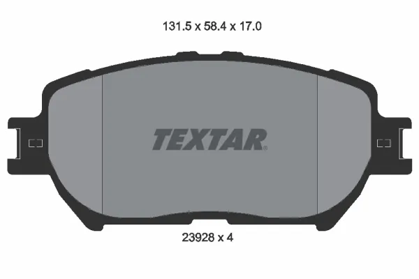 Передні тормозні колодки 2392801 Textar