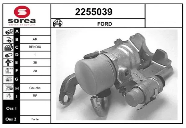  Супорт гальмівний задній лівий Ford Mondeo 1