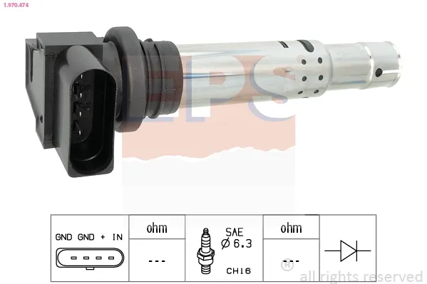Котушка запалювання 1970474 EPS