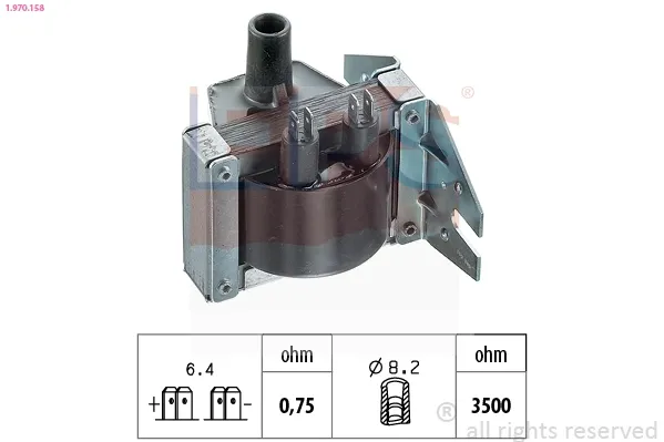 Котушка запалювання Fiat Fiorino 146 Uno