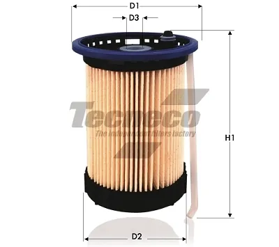 Паливний фільтр GS2087E Tecneco