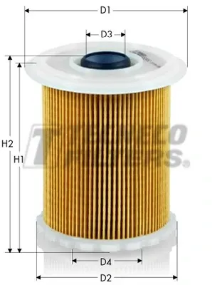 Паливний фільтр GS0451 Tecneco