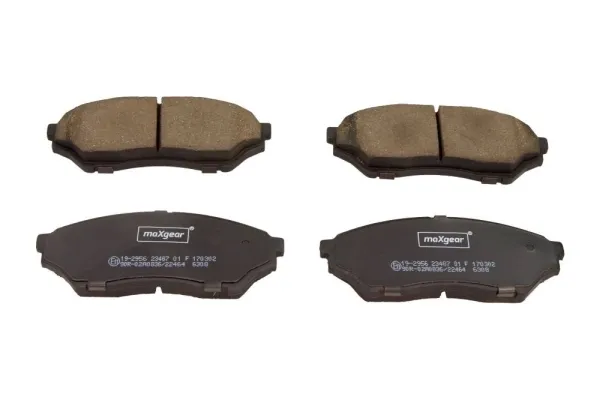 Передні тормозні колодки 192956 Maxgear