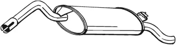 Глушник, задня частина 220649 Bosal