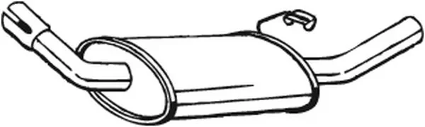  Глушник, задня частина Ford Escort 4