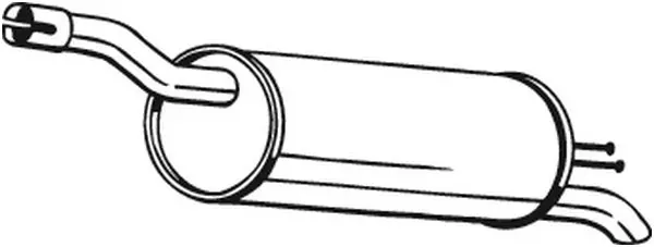 Глушник, задня частина 148343 Bosal