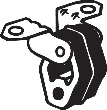 Подушка глушника 255084 Bosal