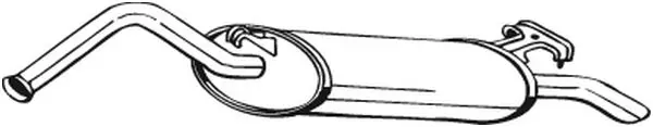Глушник, задня частина 278975 Bosal