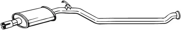 Глушник, передня частина 284619 Bosal