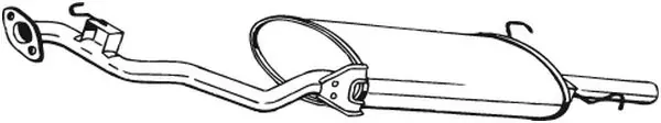 Глушник, задня частина 279027 Bosal