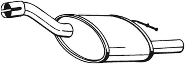 Глушник, задня частина 154383 Bosal