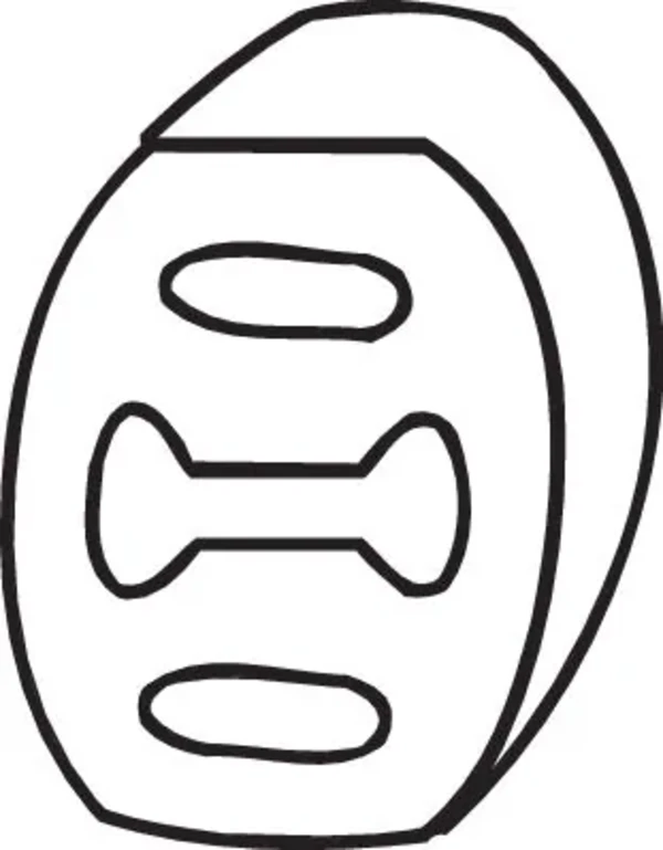  Подушка глушника Fiat Panda 1