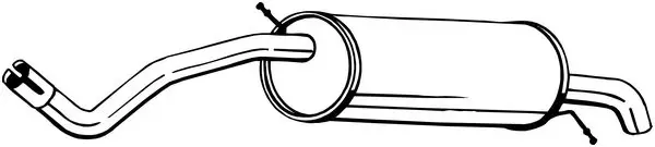 Глушник, задня частина 278999 Bosal