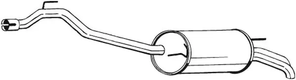 Глушник, задня частина 283483 Bosal