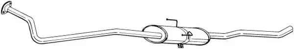 Глушник, центральна частина 9456123280 Fiat/Alfa/Lancia