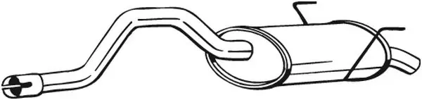 Глушник, задня частина 200157 Bosal
